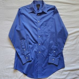 Brand: Jos. A. Bank, Size: 15 1/2-33 Tailored Fit, Color: Blue